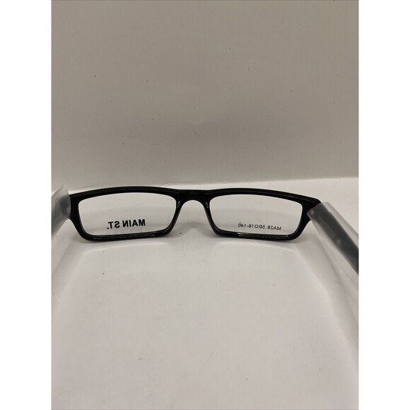 Main St Eyeglasses MA28 Designer Demo Lens Black 50-16-140 - Picture 7 of 7